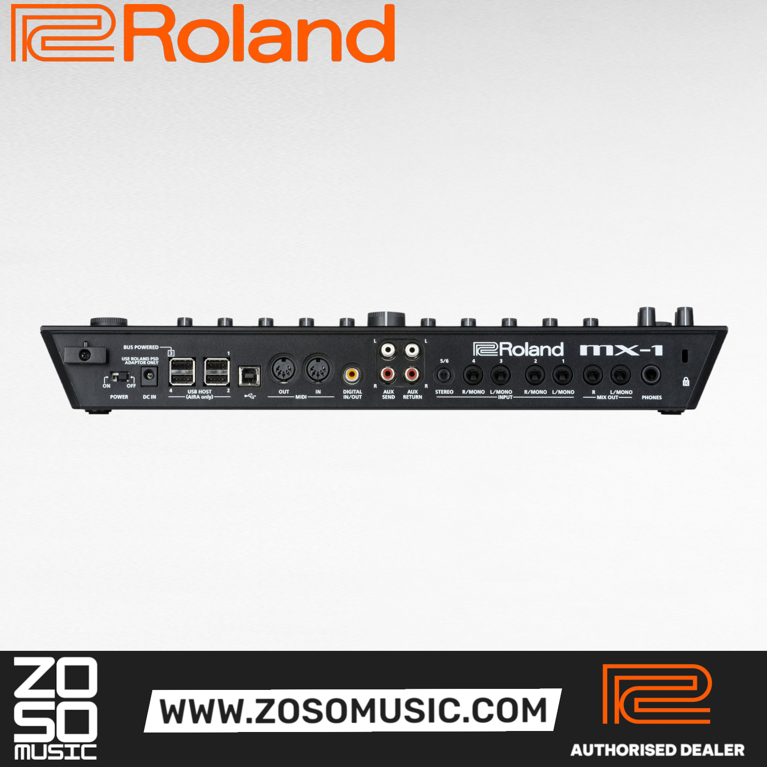 Roland AIRA MX-1 18-channel Performance Mixer (MX1), ROLAND, MIXER, roland-mixer-mx-1, ZOSO MUSIC SDN BHD