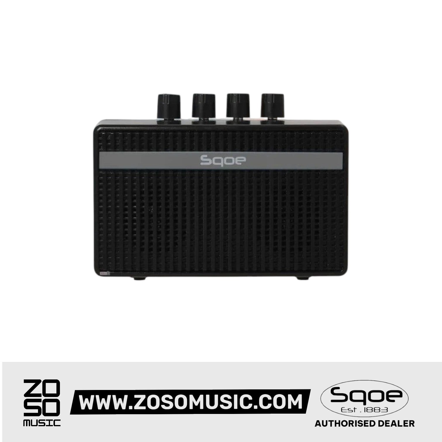 SQOE S1G Rechargeable Mini Amplifier for Electric Guitar | Zoso Music Sdn Bhd