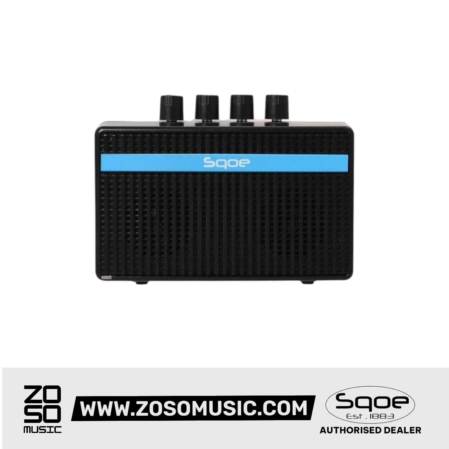 SQOE S1B Rechargeable Mini Amplifier for Bass Guitar | Zoso Music Sdn Bhd