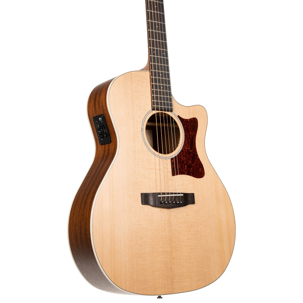 Cort GA-1E Grand Regal Acoustic Guitar - Natural Satin | Zoso Music Sdn Bhd