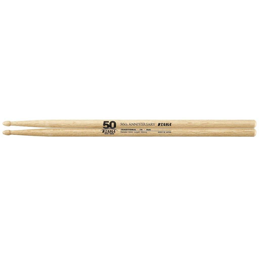 Tama 7A-50TH Anniversary Limited Edition 7A Japanese Oak Drumstick | Zoso Music Sdn Bhd