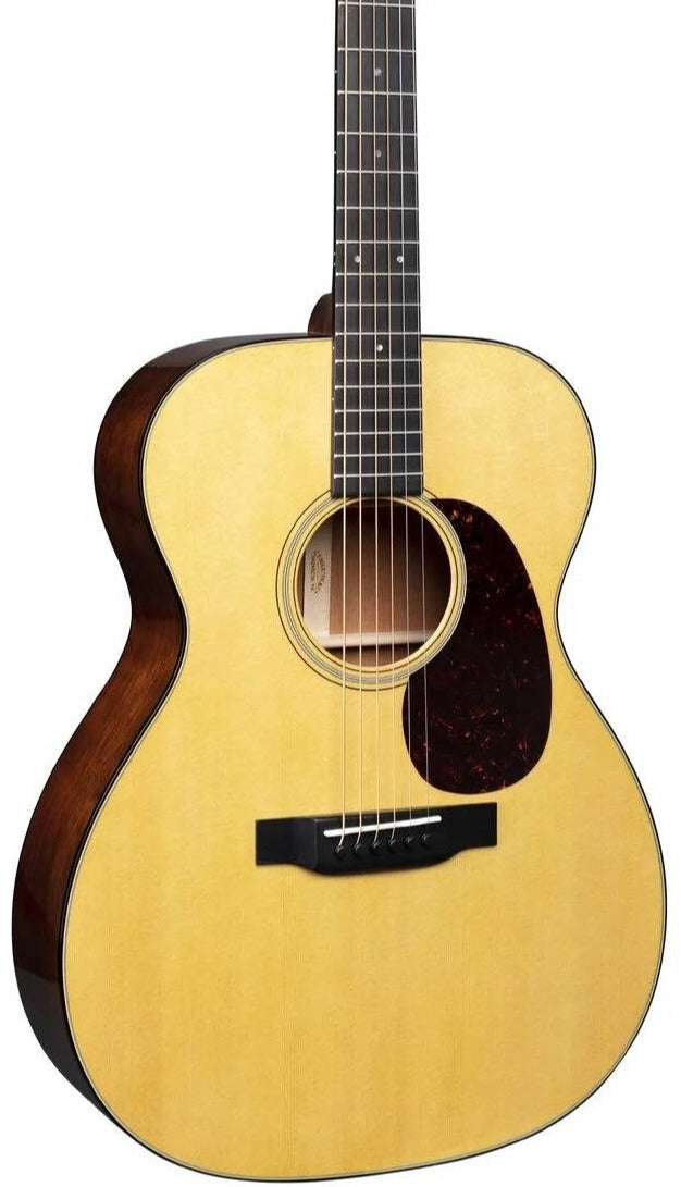 Martin 000-18 Standard Series 000 Acoustic Guitar Full Solid Spruce Top, Mahogany Back & Sides w/Hardcase & LR Baggs Pickup |  MARTIN |  ACOUSTIC GUITAR |  Zoso Music