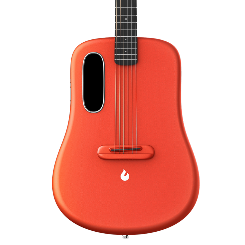 Lava Me 3 38inch Carbon Fiber Smart Guitar with Space Bag - Red