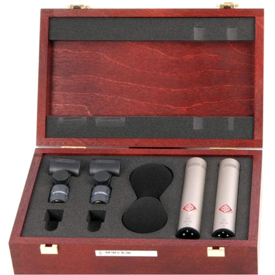 Neumann KM 184 Stereo Set Small-diaphragm Cardioid Microphone Pair - Nickel