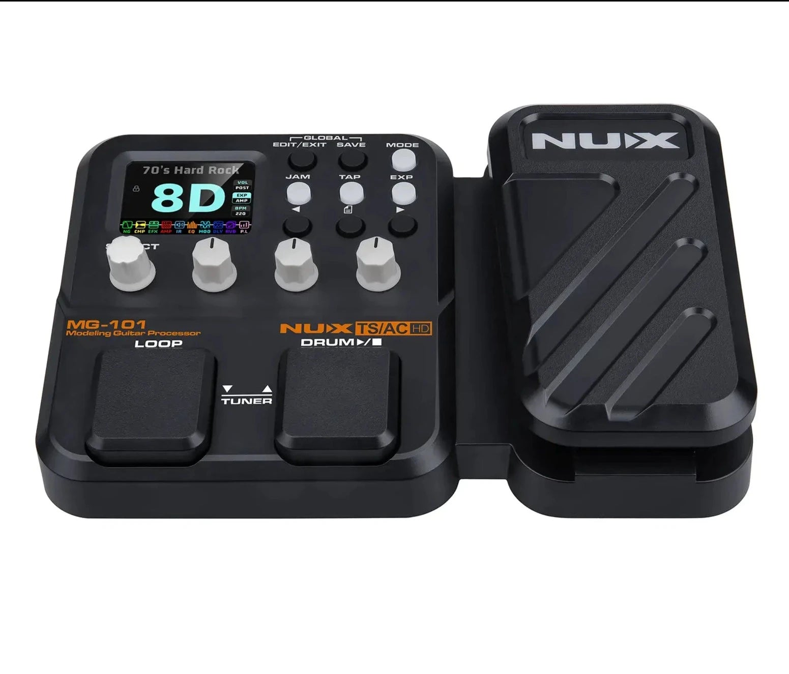 Nux MG-101 Multi Effects Modelling Processor Electric Guitar Effect Pedal |  NUX |  MULTI-EFFECTS |  Zoso Music