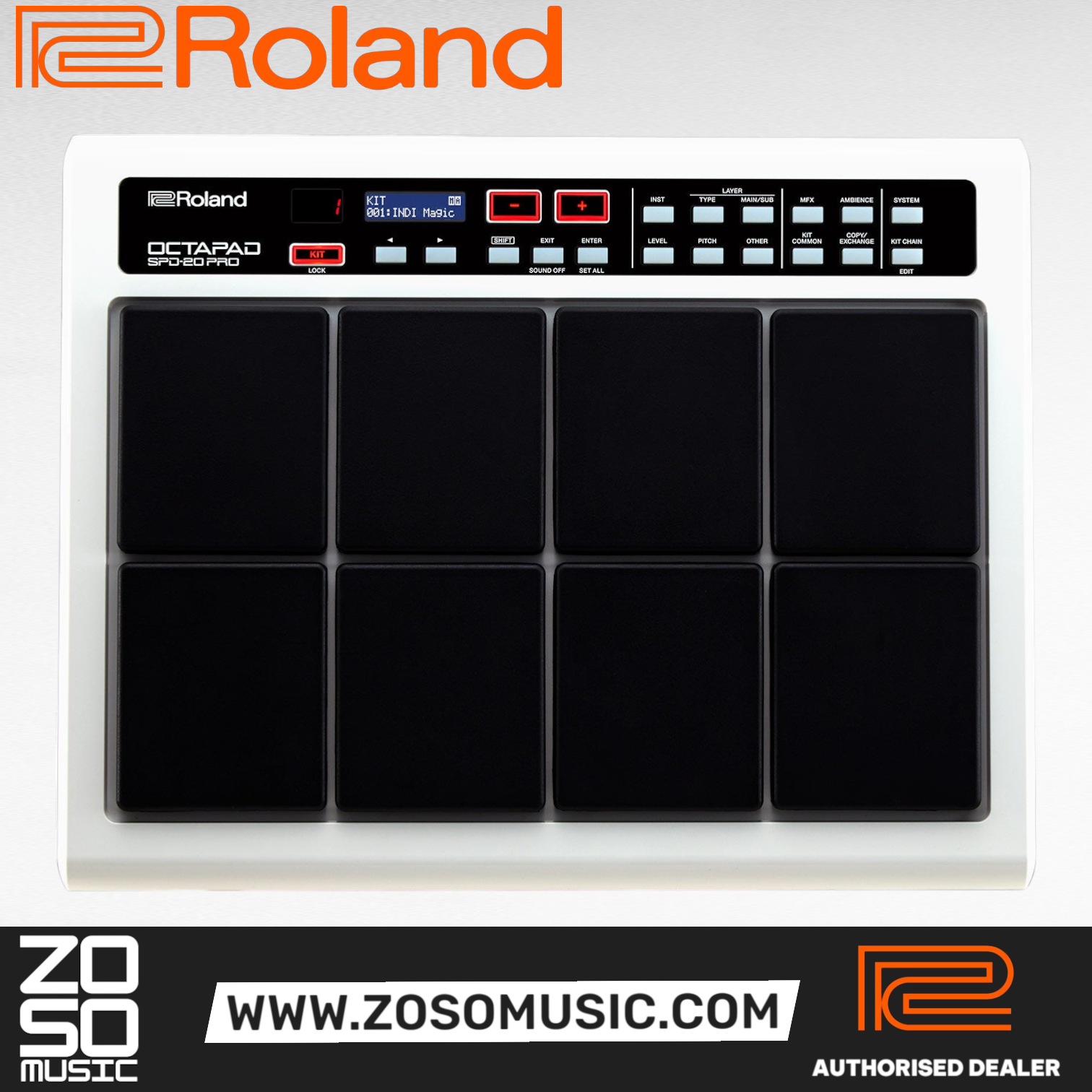 Roland Octapad SPD-20 PRO Digital Percussion Pad |  ROLAND |  DRUM-ELECTRONIC |  Zoso Music