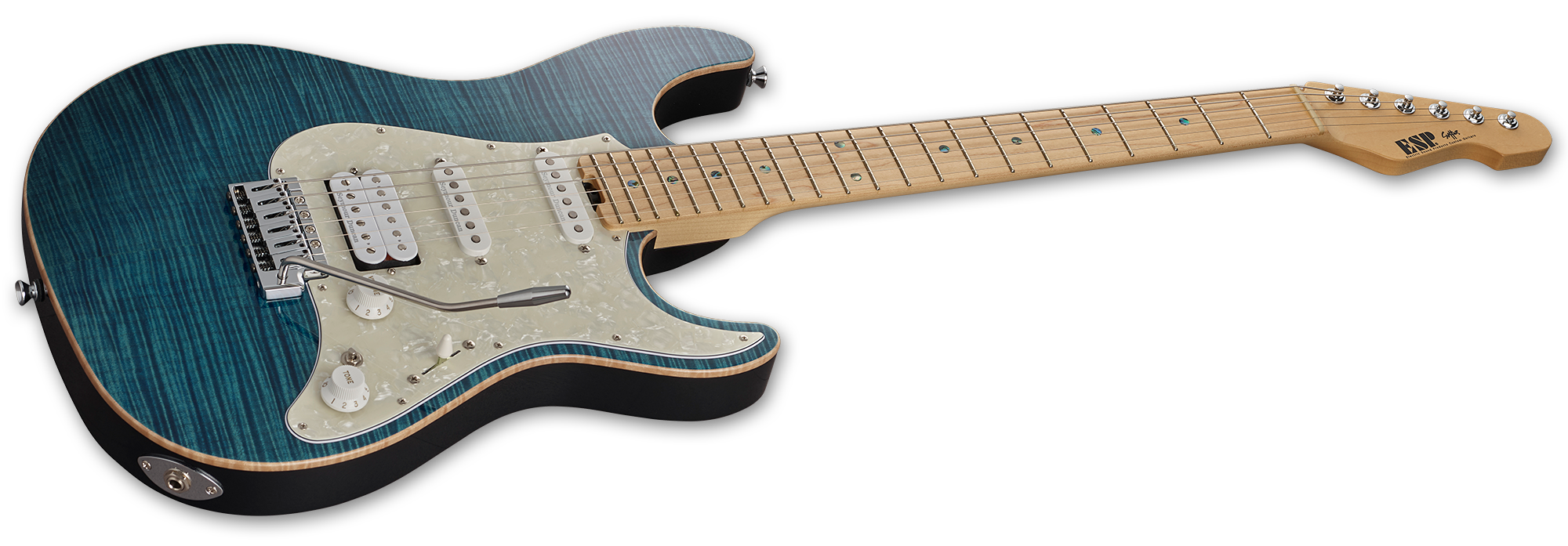 ESP Original SNAPPER-CTM FM/M - Marine Blue [MIJ - Made in Japan] |  ESP |  BASS GUITAR |  Zoso Music