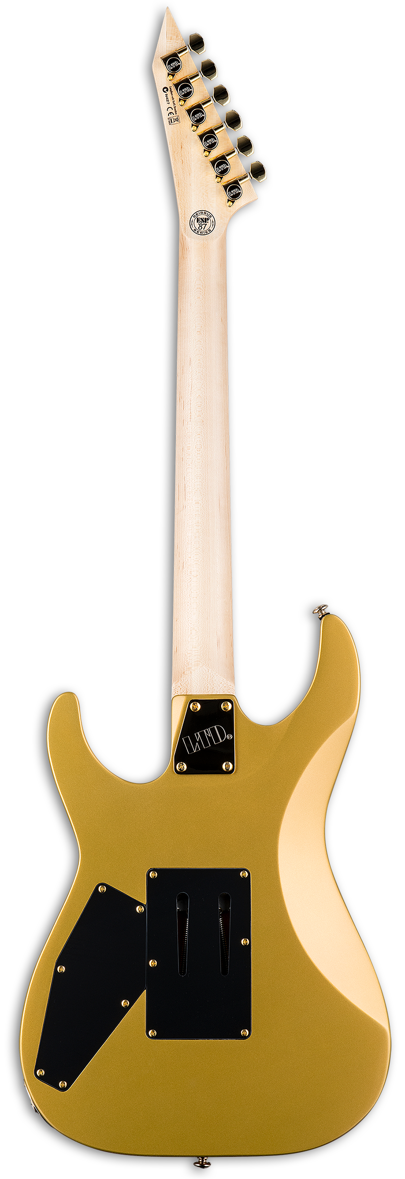 ESP LTD Mirage Deluxe '87 FR - Metallic Gold Zoso Music