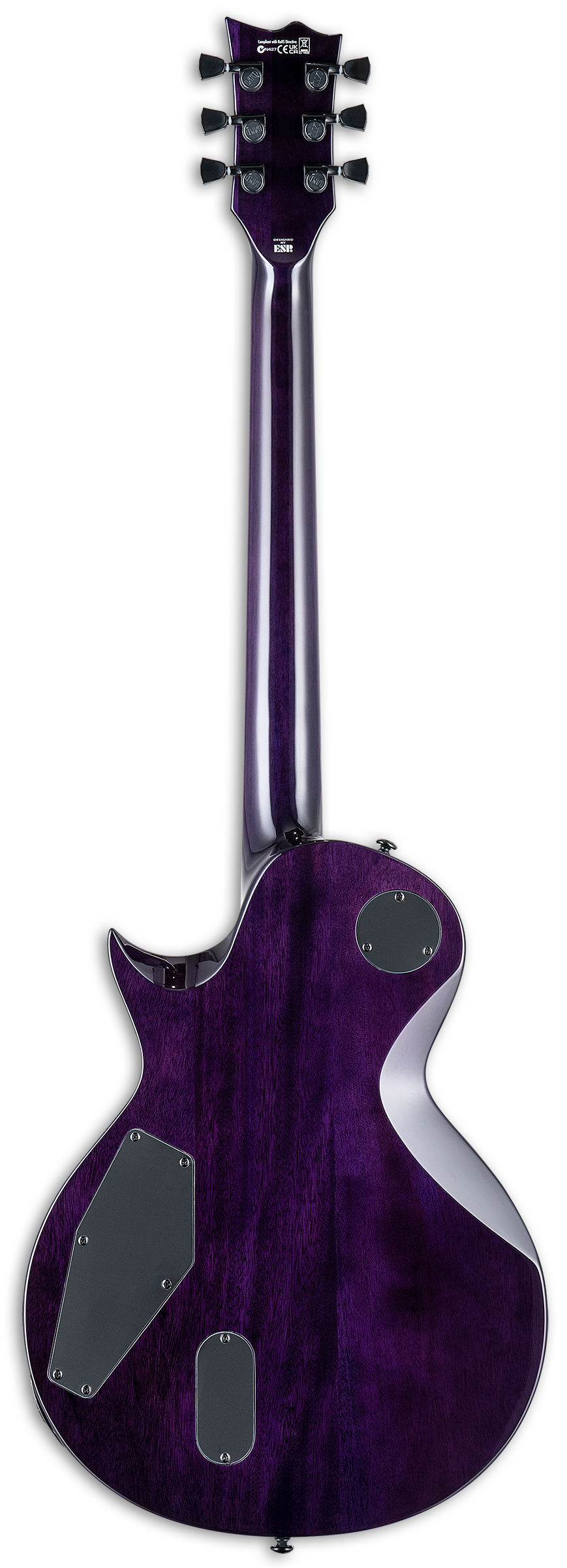 ESP LTD EC-1000 Electric Guitar - See Thru Purple Sunburst Zoso Music