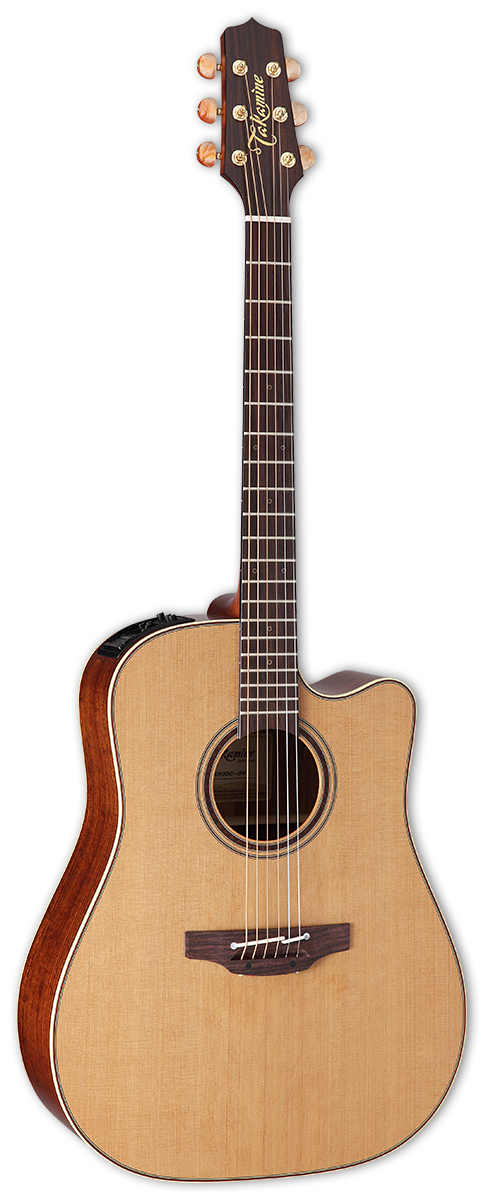 TAKAMINE P3DC PRO SERIES DREADNOUGHT CUTAWAY SOLID CEDAR TOP ACOUSTIC-ELECTRIC WITH CT4BII PREAMP & HARD CASE |  TAKAMINE |  ACOUSTIC GUITAR |  Zoso Music