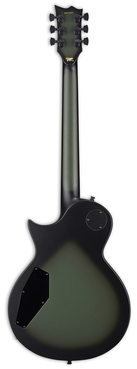 ESP Bill Kelliher Eclipse - Military Green Sunburst Satin