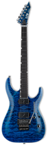 ESP LTD MH-1000 QM Electric Guitar - Black Ocean Zoso Music