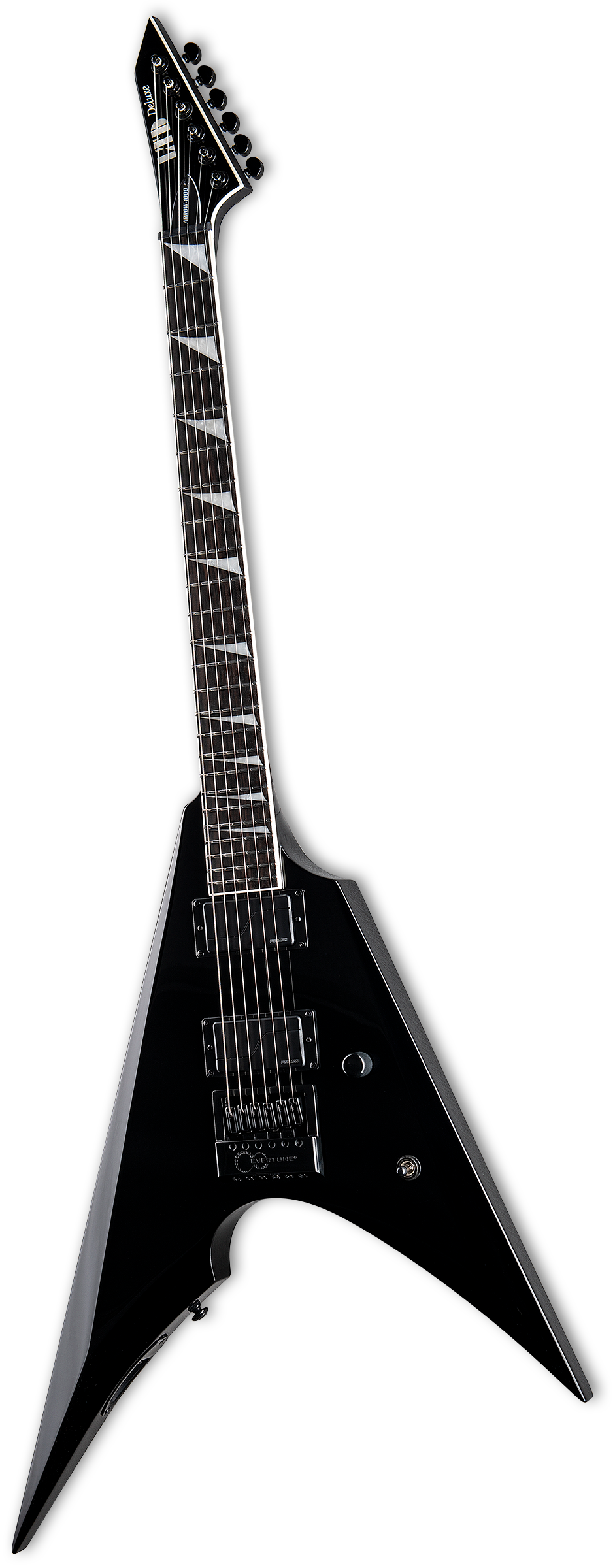 ESP LTD Arrow-1000 EverTune Electric Guitar - Black Zoso Music