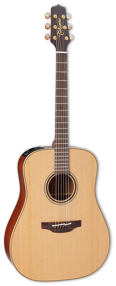 TAKAMINE P3D PRO SERIES DREADNOUGHT SOLID CEDAR TOP | SOLID SAPELE BACK | SAPELE SIDE WITH CT4BII PREAMP & HARD CASE |  TAKAMINE |  ACOUSTIC GUITAR |  Zoso Music