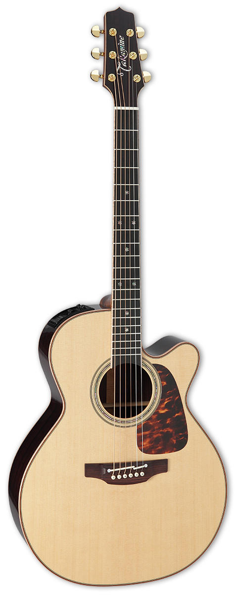 TAKAMINE P7NC PRO SERIES NEX CUTAWAY SEMI ACOUSTIC GUITAR, NATURAL GLOSS, WITH CTP-3 EQ & GC500 CASE (MADE IN JAPAN)