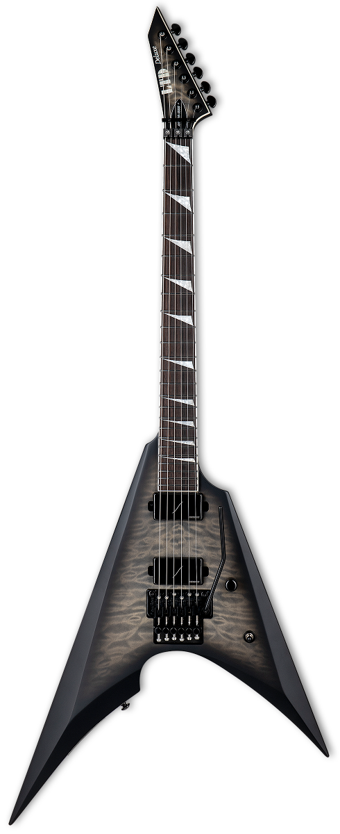 ESP LTD Arrow-1000 Electric Guitar - Charcoal Burst Satin Zoso Music
