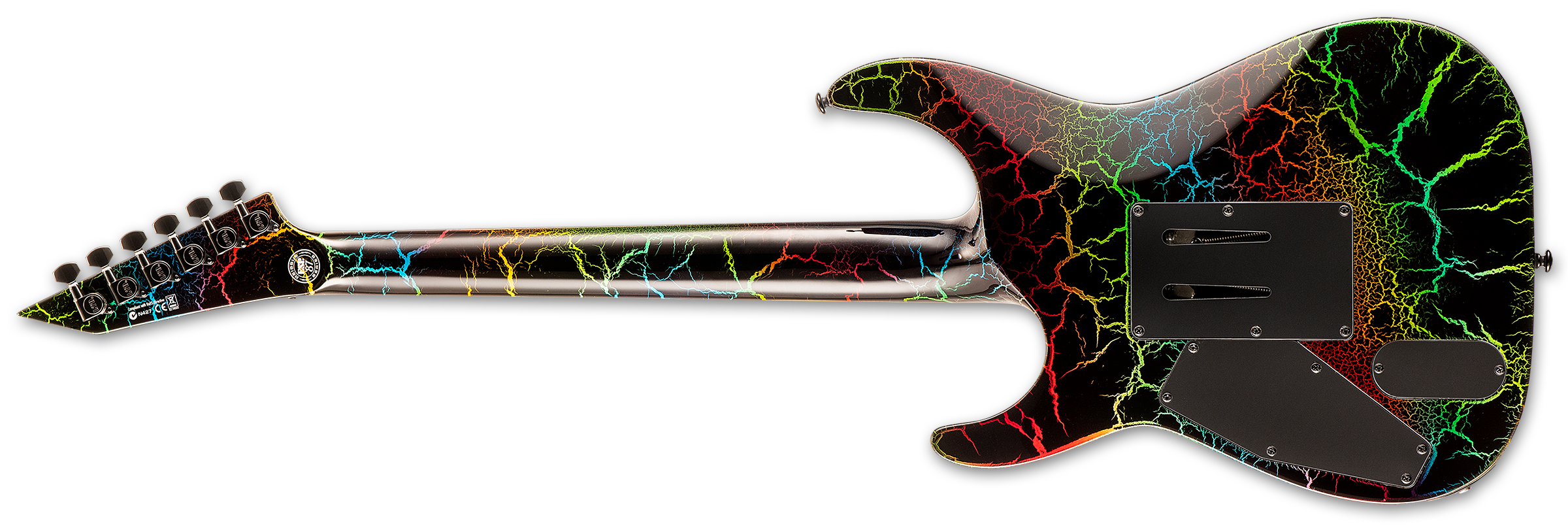 ESP LTD M-1 Custom '87 FR - Rainbow Crackle Zoso Music