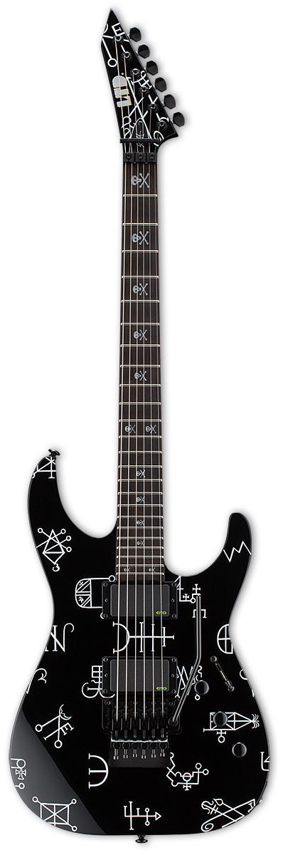 ESP LTD Kirk Hammett Signature Demonology - Black Zoso Music