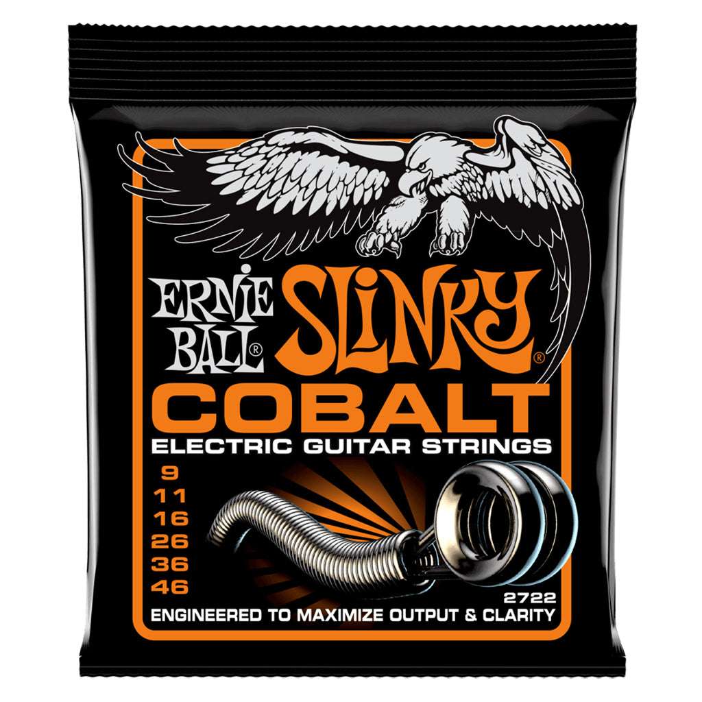 Ernie Ball Hybrid Slinky Cobalt Electric Guitar Strings, 9-46 | Zoso Music Sdn Bhd