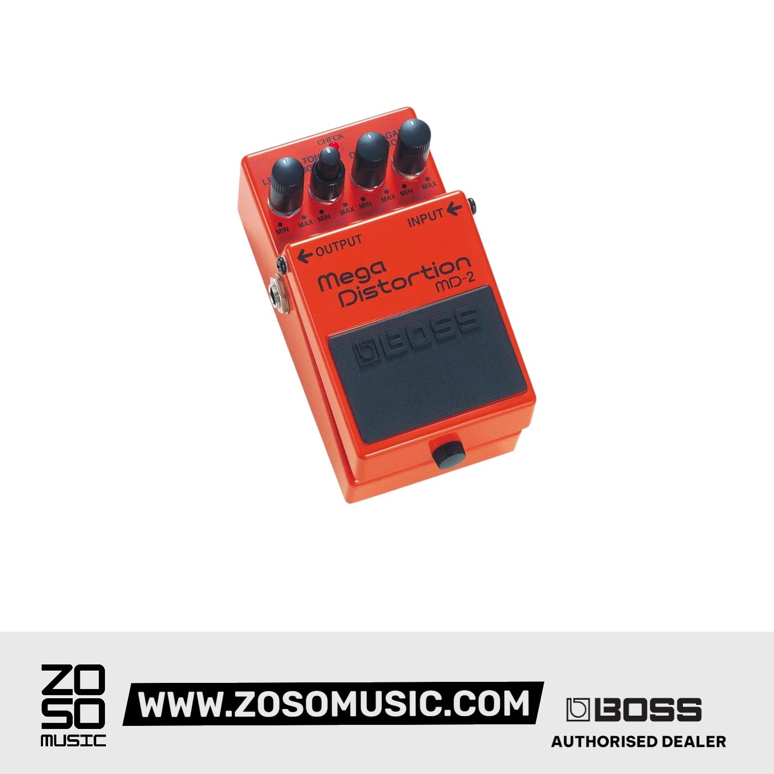 BOSS MD-2 MEGA DISTORTION PEDAL (MD2) | BOSS , Zoso Music