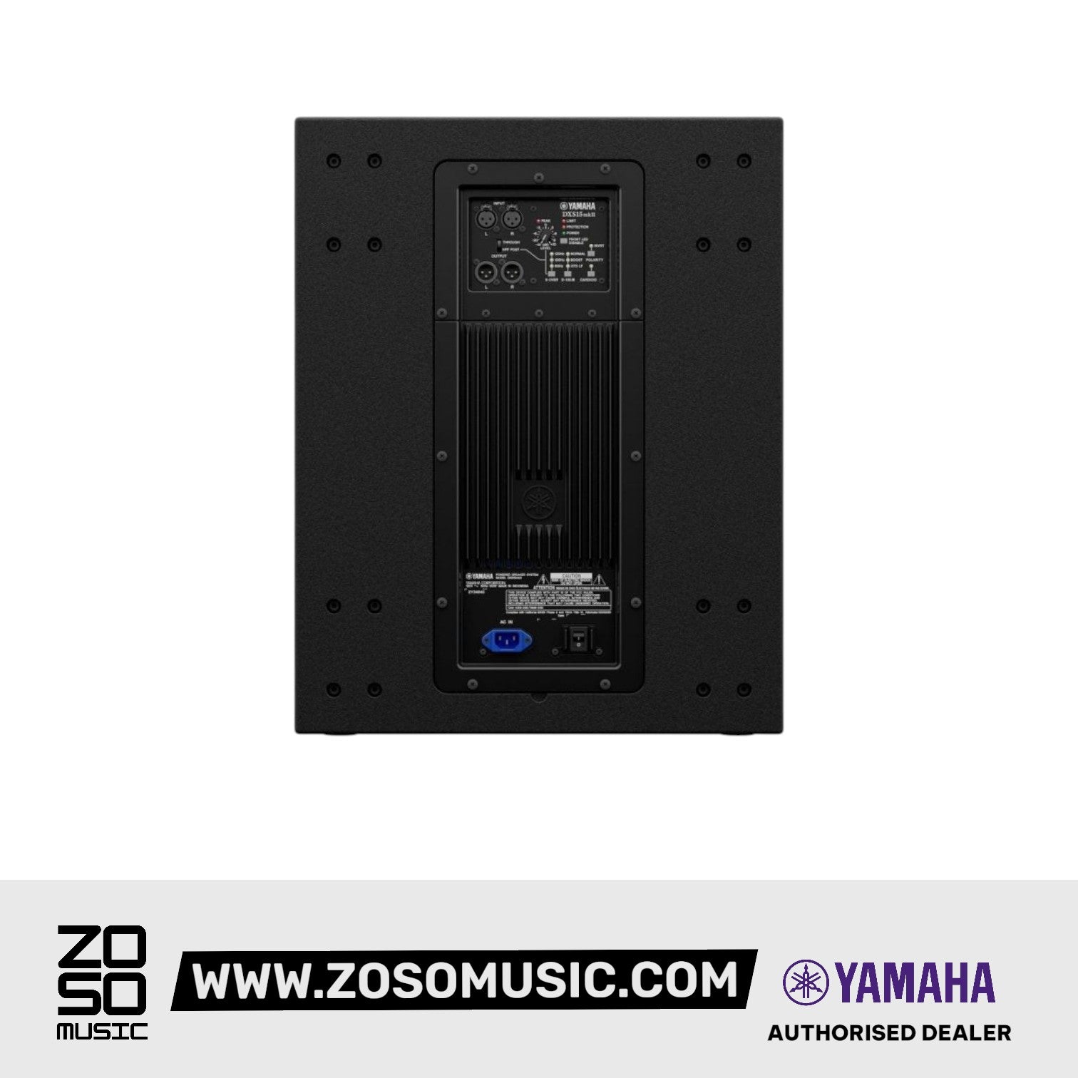 Yamaha DXS15 MKII 15 inch DXR Series Active Subwoofer |  YAMAHA PRO AUDIO |  SUBWOOFER |  Zoso Music