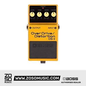 BOSS OS-2 OVERDRIVE/DISTORTION PEDAL (OS2) | BOSS , Zoso Music