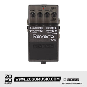 BOSS RV-6 REVERB GUITAR PEDAL (RV6 / RV 6) | BOSS , Zoso Music