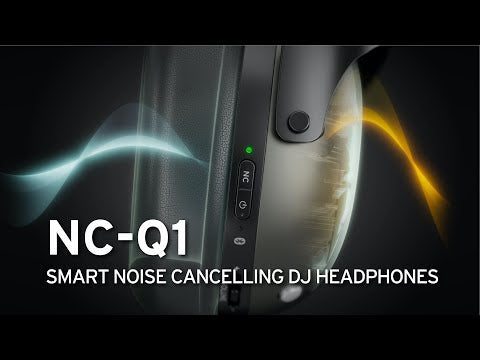 Korg NC-Q1 Smart Noise Cancelling DJ Bluetooth Headphone in White (NCQ1 / NC Q1)