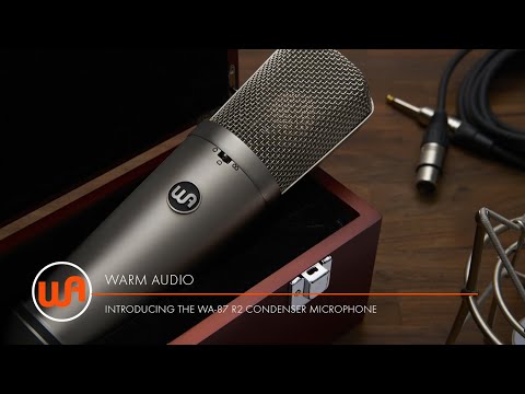Warm Audio WA-87 R2 Large-diaphragm Condenser Microphone - Black Zoso Music