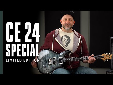 PRS CE24 Special Limited Edition Electric Guitar w/Bag, Faded Blue Smokeburst