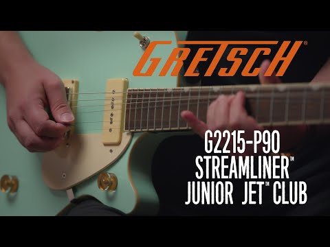 Gretsch FSR G2217 Streamliner Junior Jet Club Electric Guitar, White Pearl Metallic