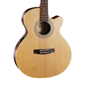 Cort SFX-ME Acoustic Guitar With Bag Open Pore | CORT , Zoso Music