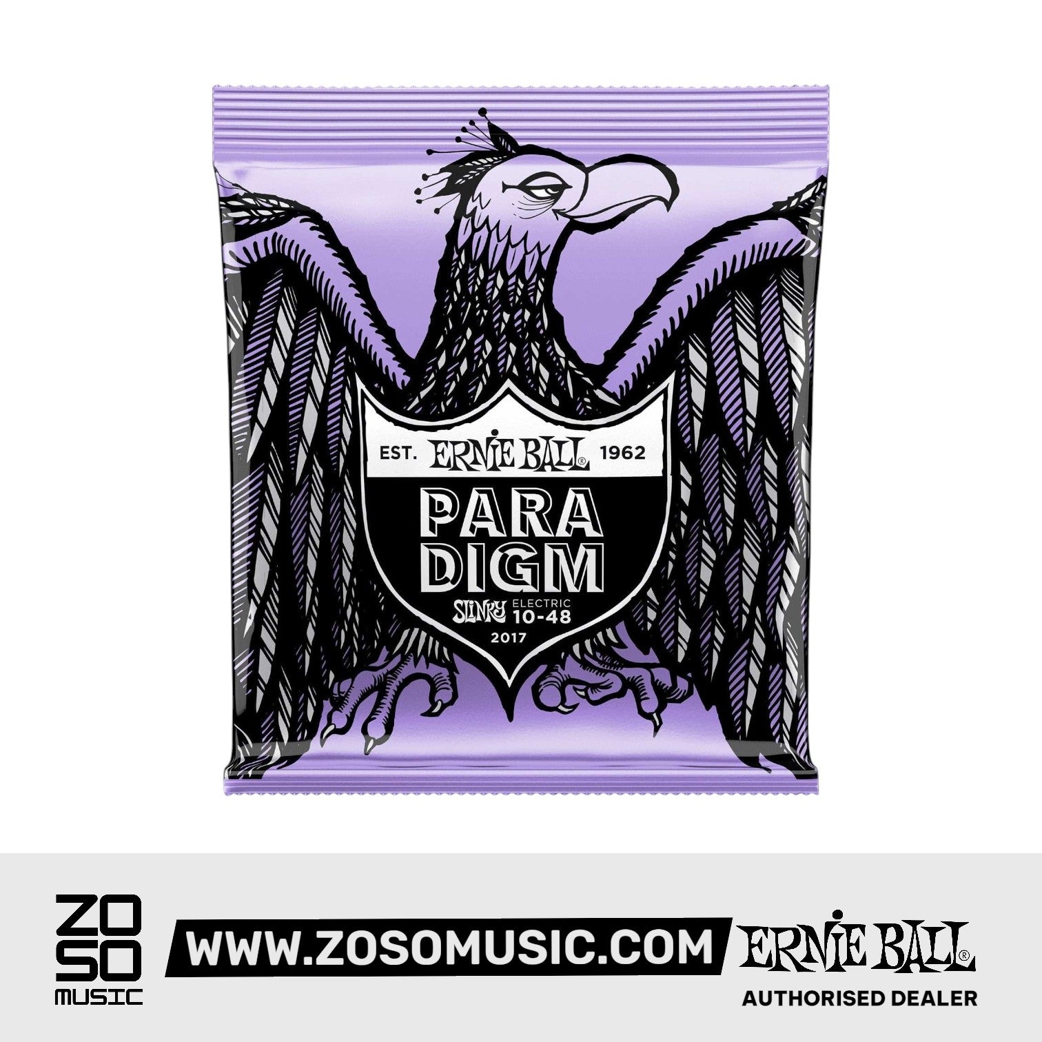 Ernie Ball Ultra Slinky Paradigm Electric Guitar Strings, 10-48 | Zoso Music Sdn Bhd