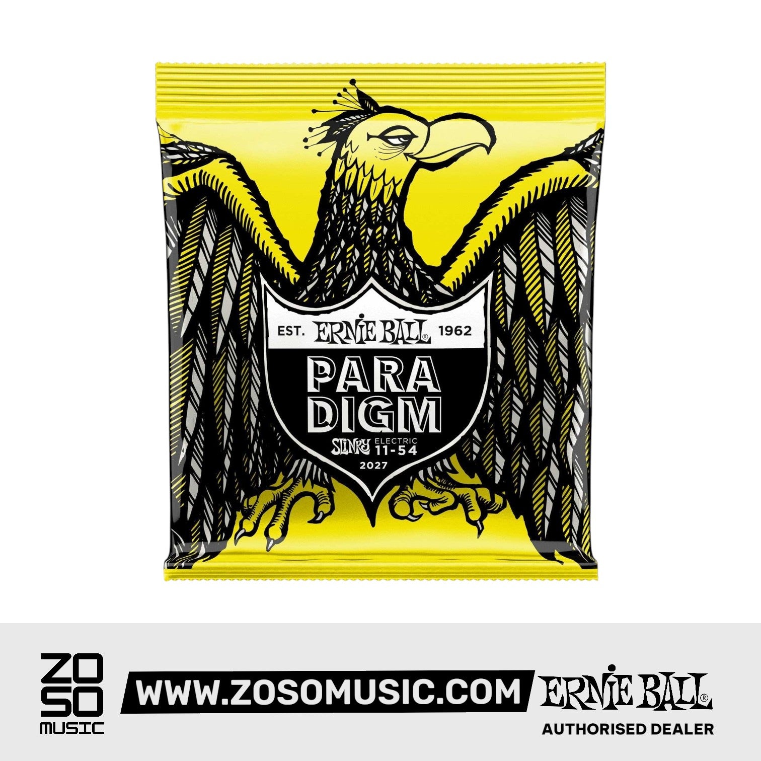 Ernie Ball Paradigm Beefy Slinky Electric Guitar Strings, 11-54 | Zoso Music Sdn Bhd