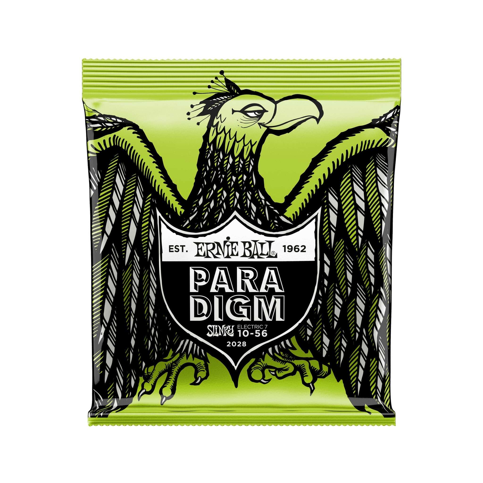 Ernie Ball Paradigm Regular Slinky 7-String Electric Guitar Strings, 10-56 | Zoso Music Sdn Bhd