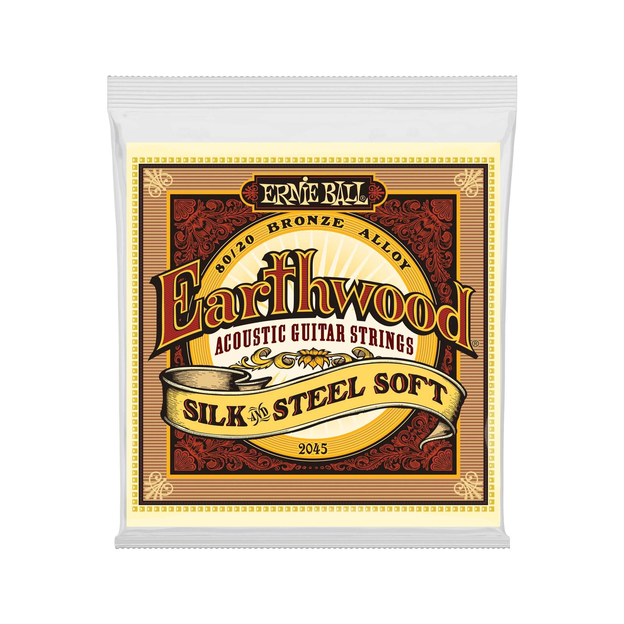Ernie Ball Earthwood Silk and Steel Soft Acoustic Guitar Strings, 11-52 | Zoso Music Sdn Bhd