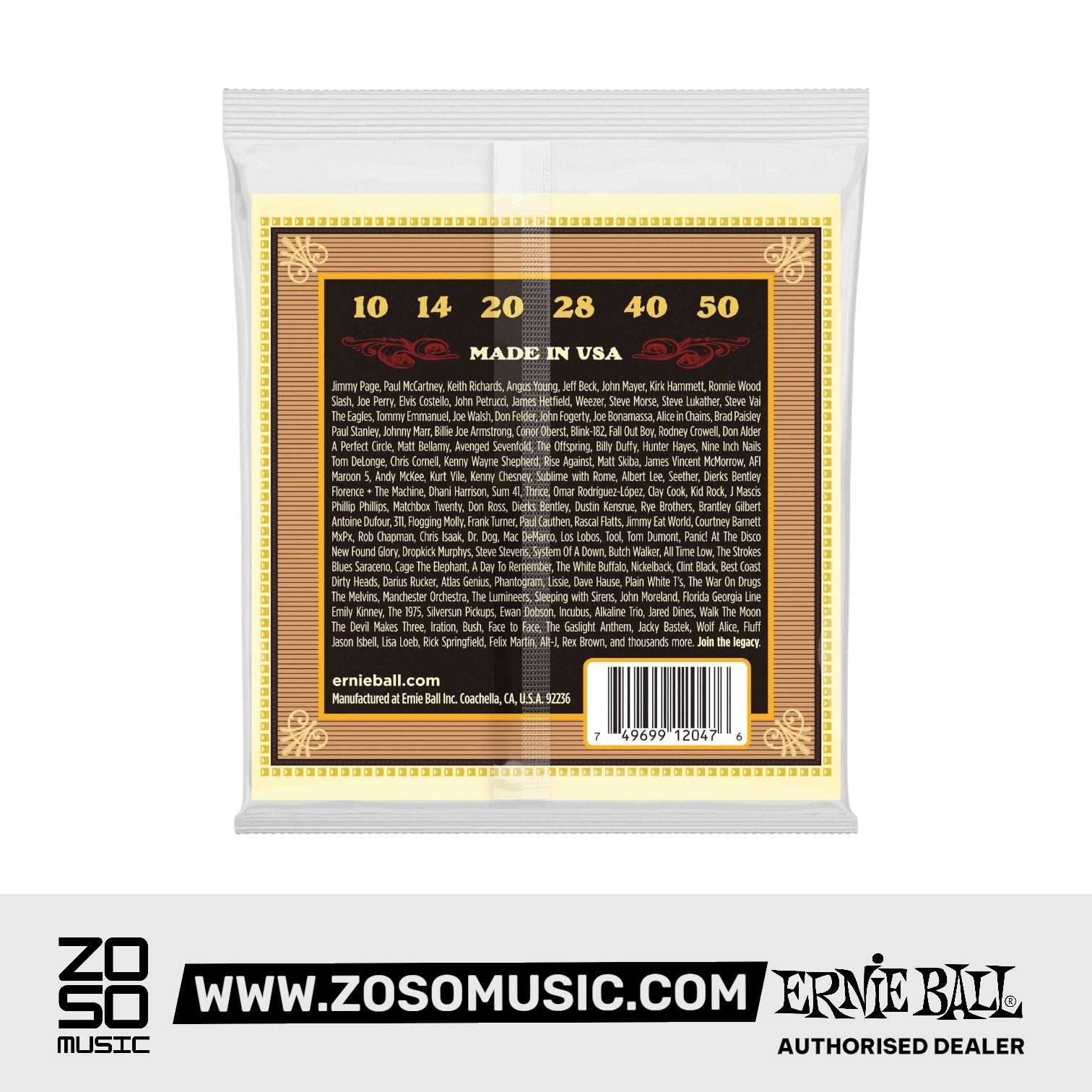 Ernie Ball Earthwood Silk and Steel Extra Soft 80/20 Bronze Acoustic Guitar Strings, 10-50