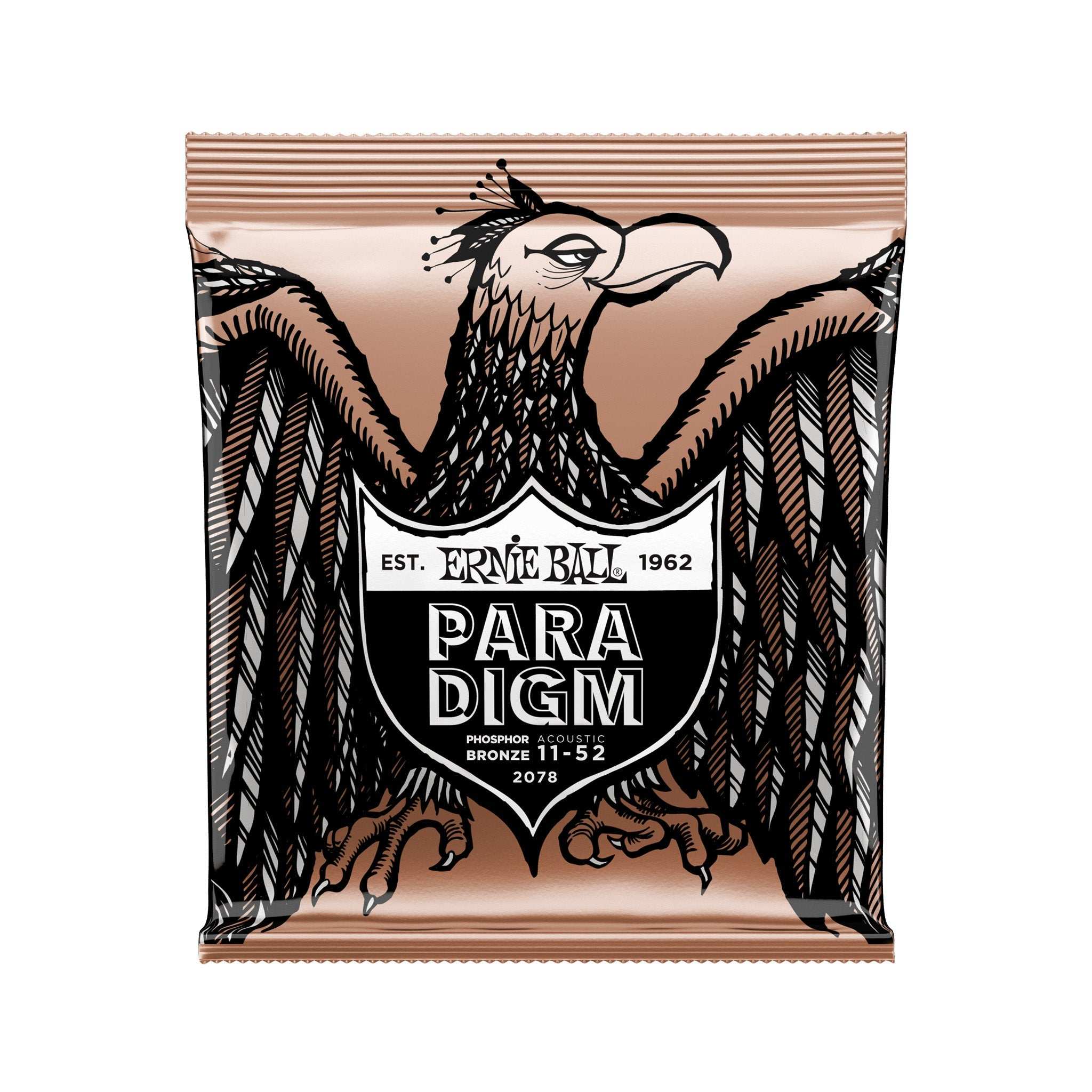 Ernie Ball Paradigm Light Phosphor Bronze Acoustic Guitar Strings, 11-52 | Zoso Music Sdn Bhd
