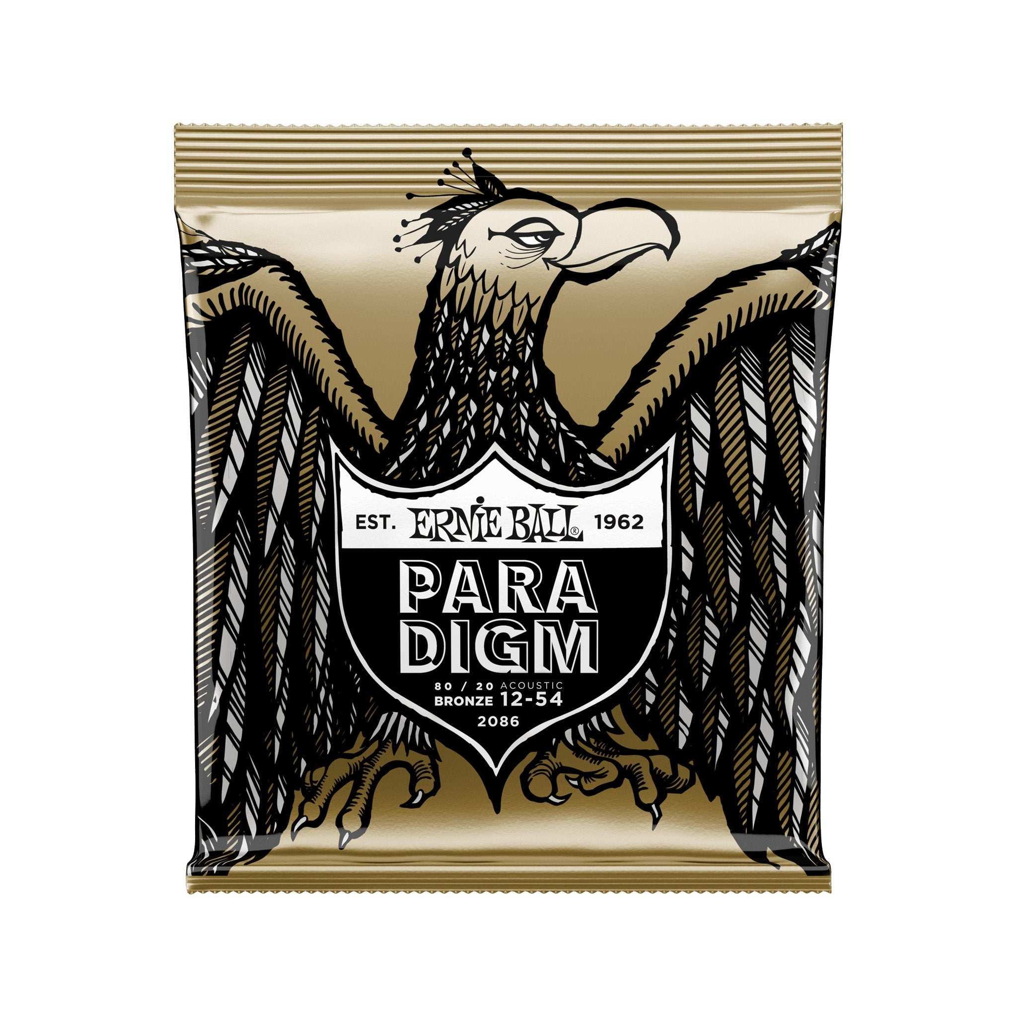 Ernie Ball Paradigm Medium Light 80/20 Bronze Acoustic Guitar Strings, 12-54 | Zoso Music Sdn Bhd
