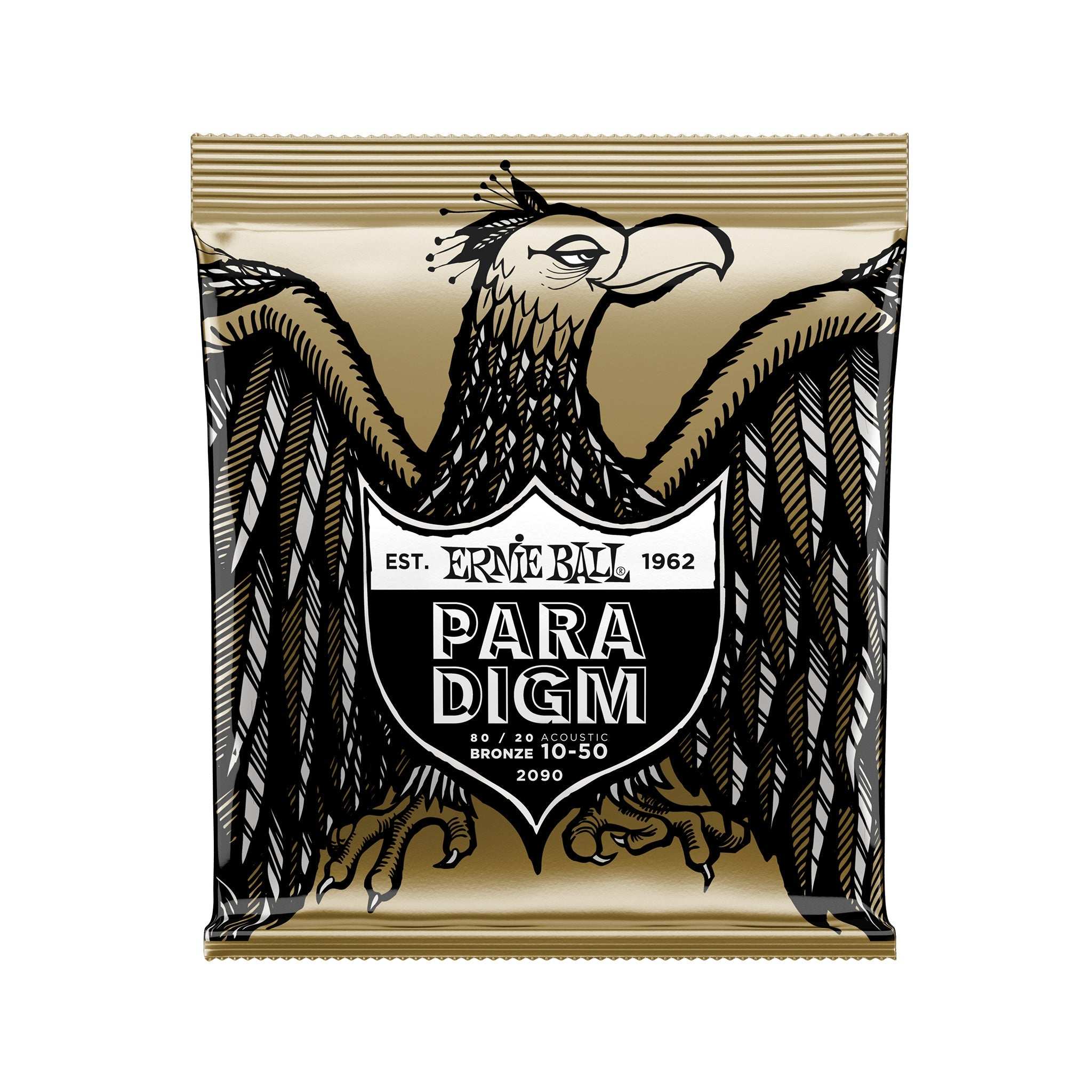 Ernie Ball Paradigm Extra Light 80/20 Bronze Acoustic Guitar Strings, 10-50 | Zoso Music Sdn Bhd