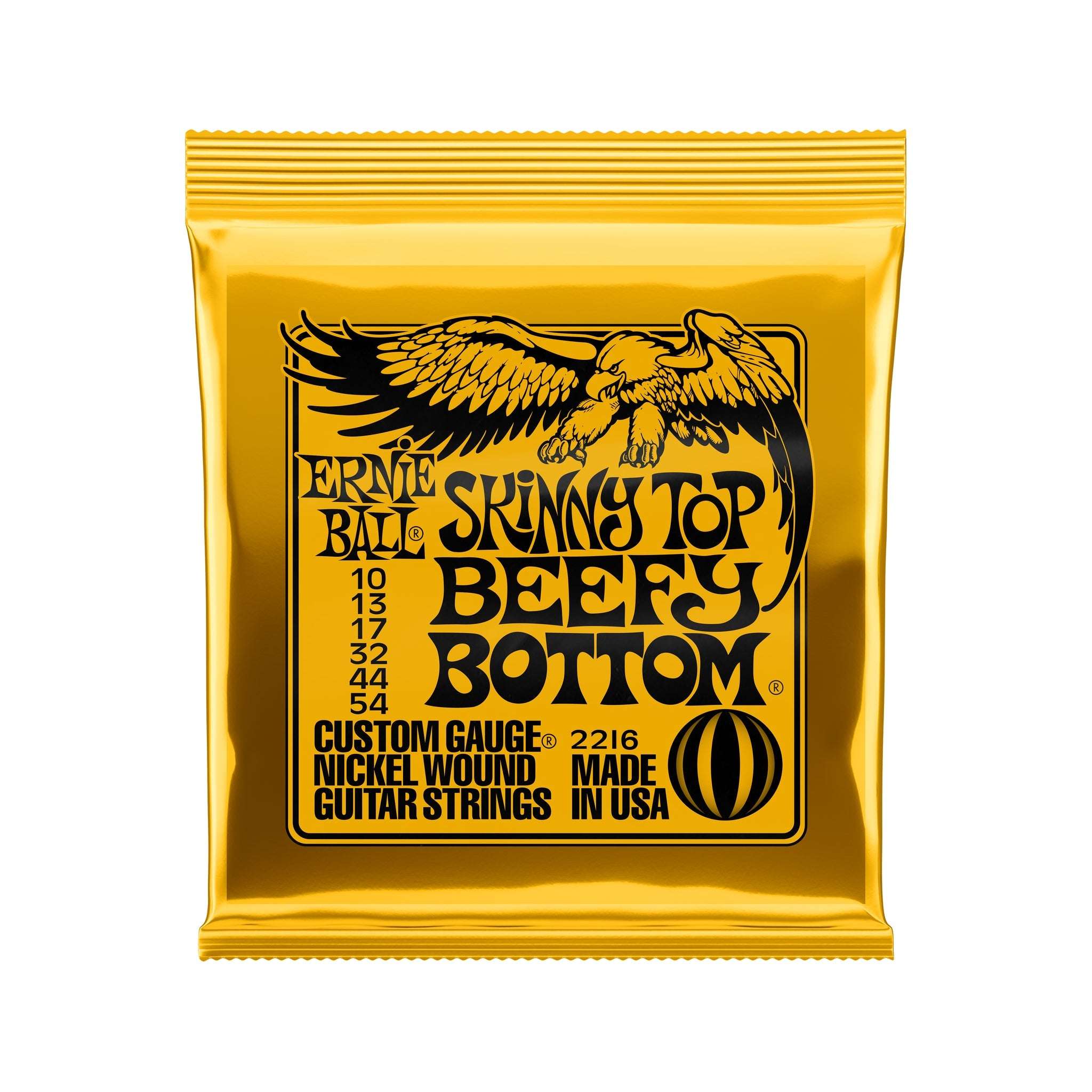 Ernie Ball Skinny Top/Beefy Bottom Slinky Nickel Wound Electric Guitar Strings, 10-54 | Zoso Music Sdn Bhd