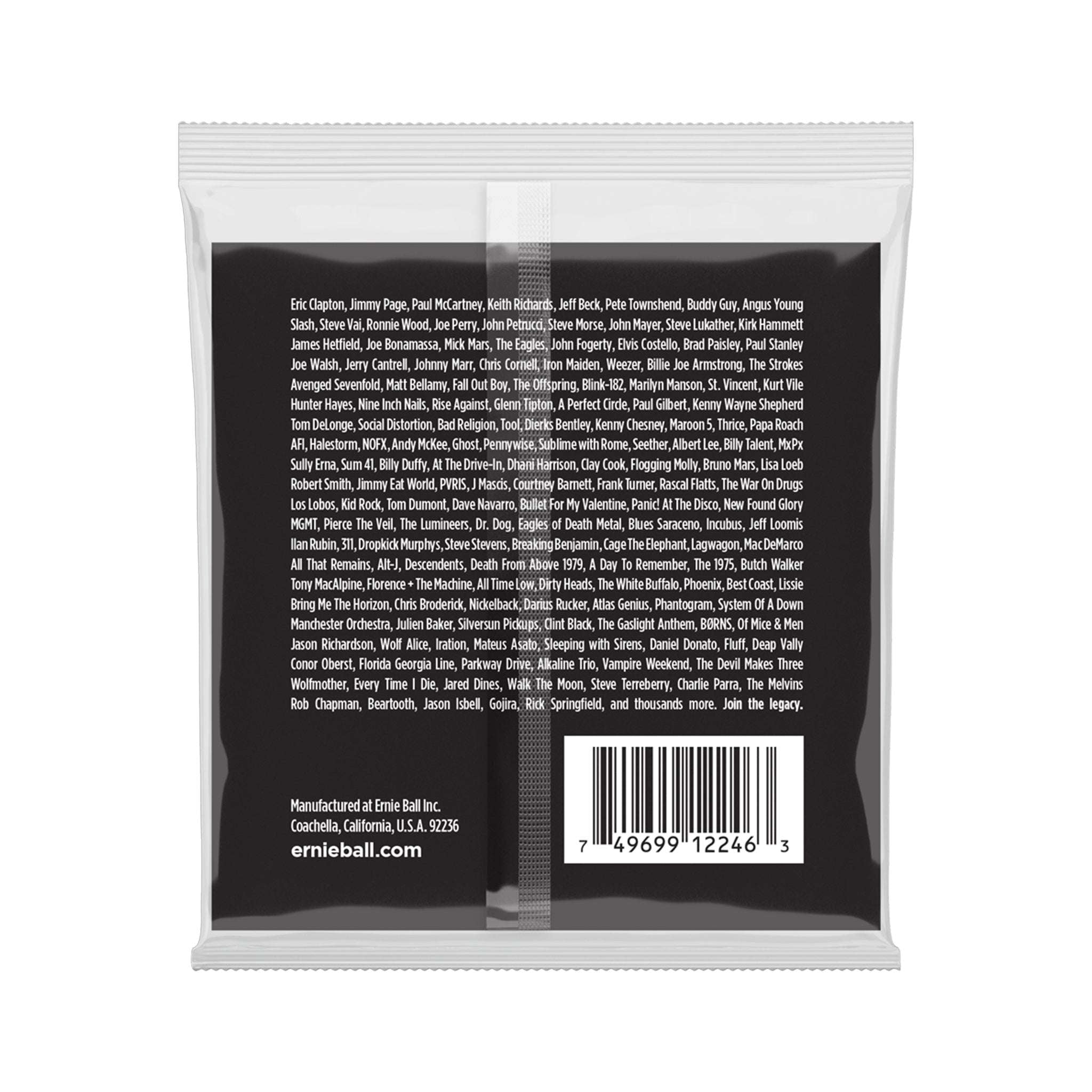 Ernie Ball Regular Slinky Stainless Steel Wound Electric Guitar Strings, 10-46