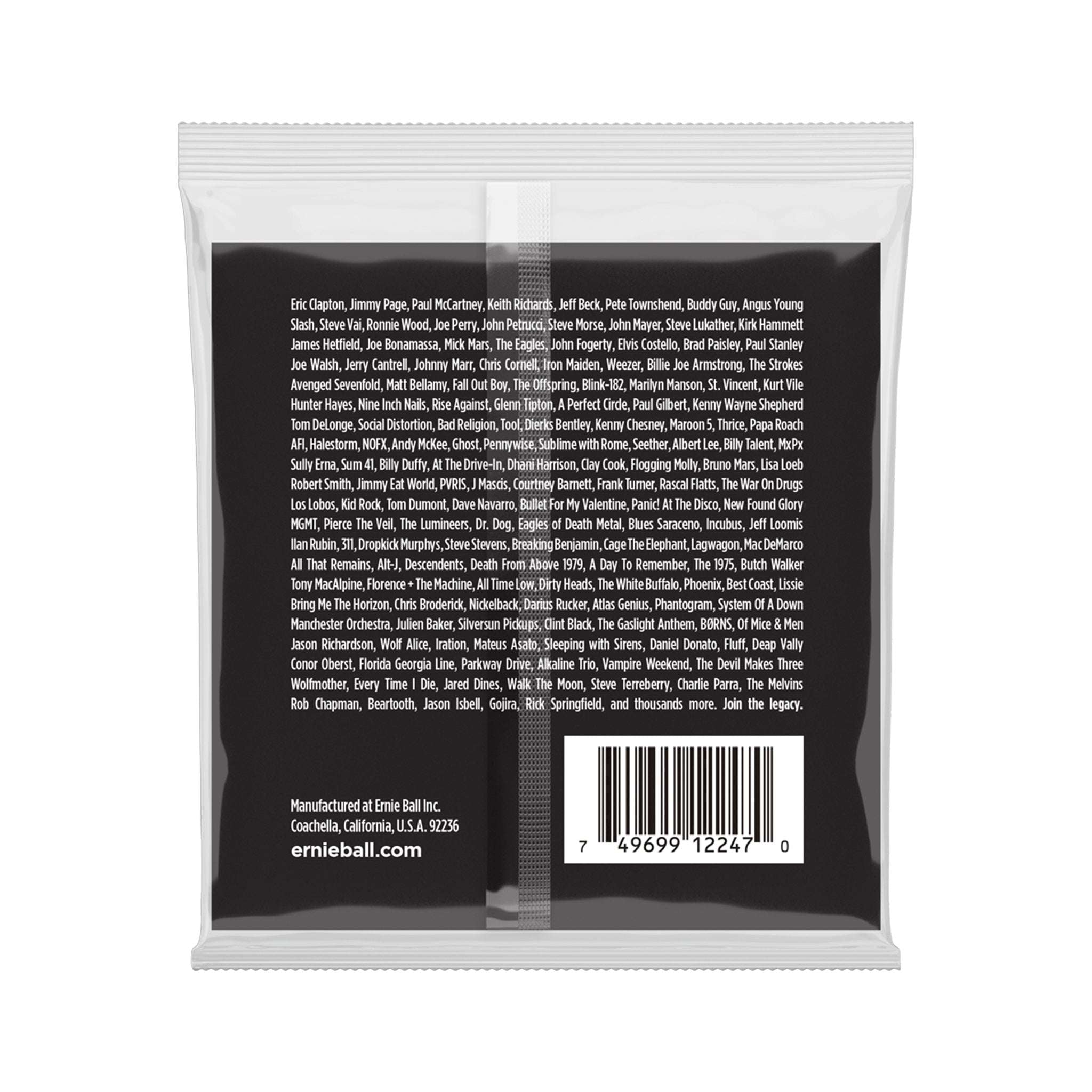 Ernie Ball Hybrid Slinky Stainless Steel Wound Electric Guitar Strings, 9-46