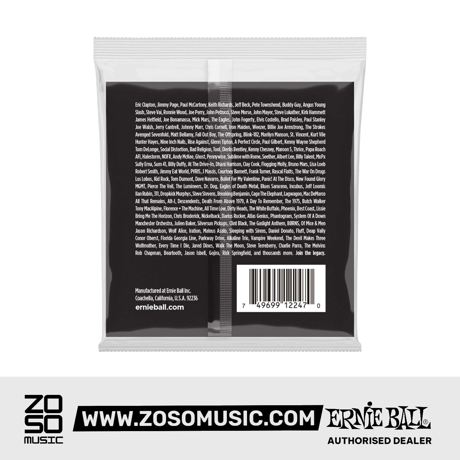 Ernie Ball Hybrid Slinky Stainless Steel Wound Electric Guitar Strings, 9-46