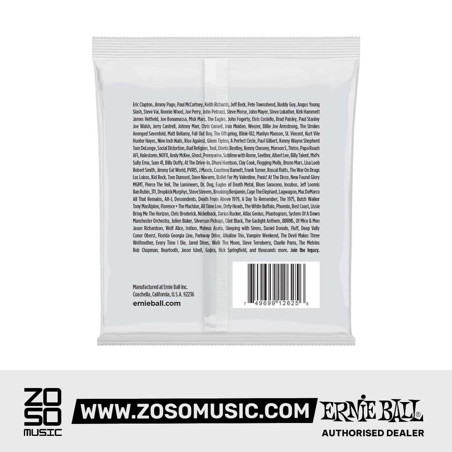 Ernie Ball Slinky 8-String Nickel Wound Electric Guitar Strings, 10-74