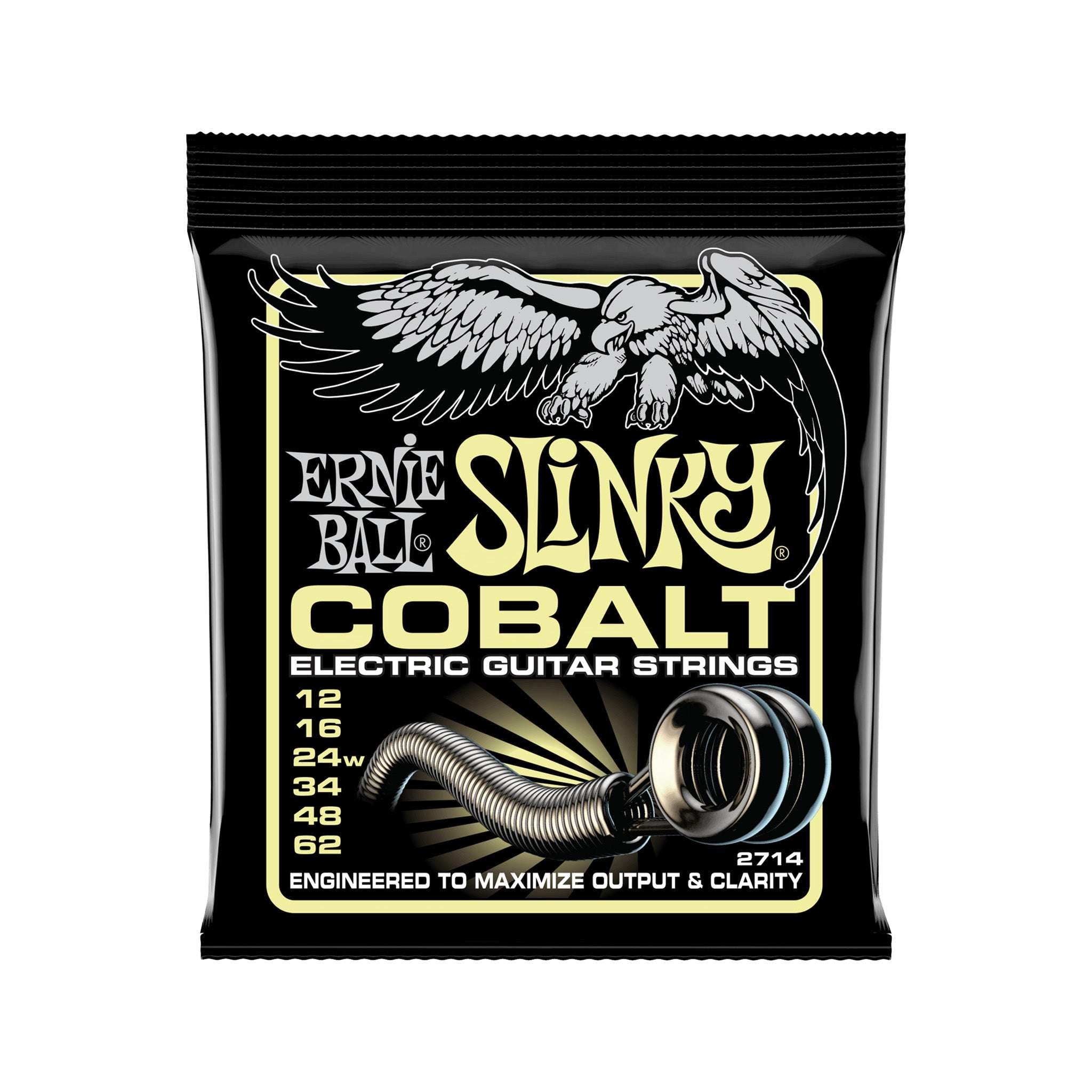 Ernie Ball Mammoth Slinky Cobalt Electric Guitar Strings, 12-62 | Zoso Music Sdn Bhd