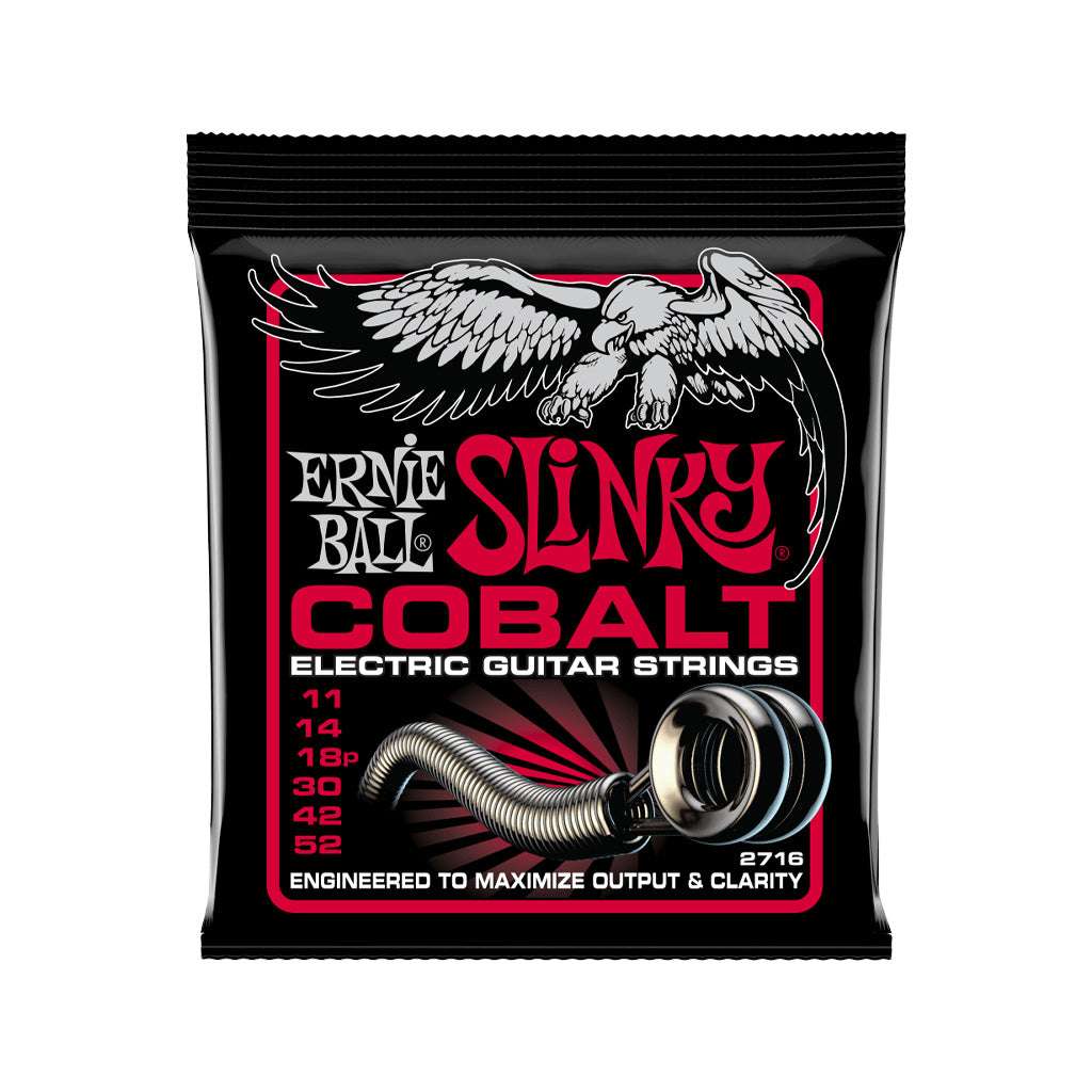 Ernie Ball Burly Slinky Cobalt Electric Guitar Strings, 11-52 | Zoso Music Sdn Bhd