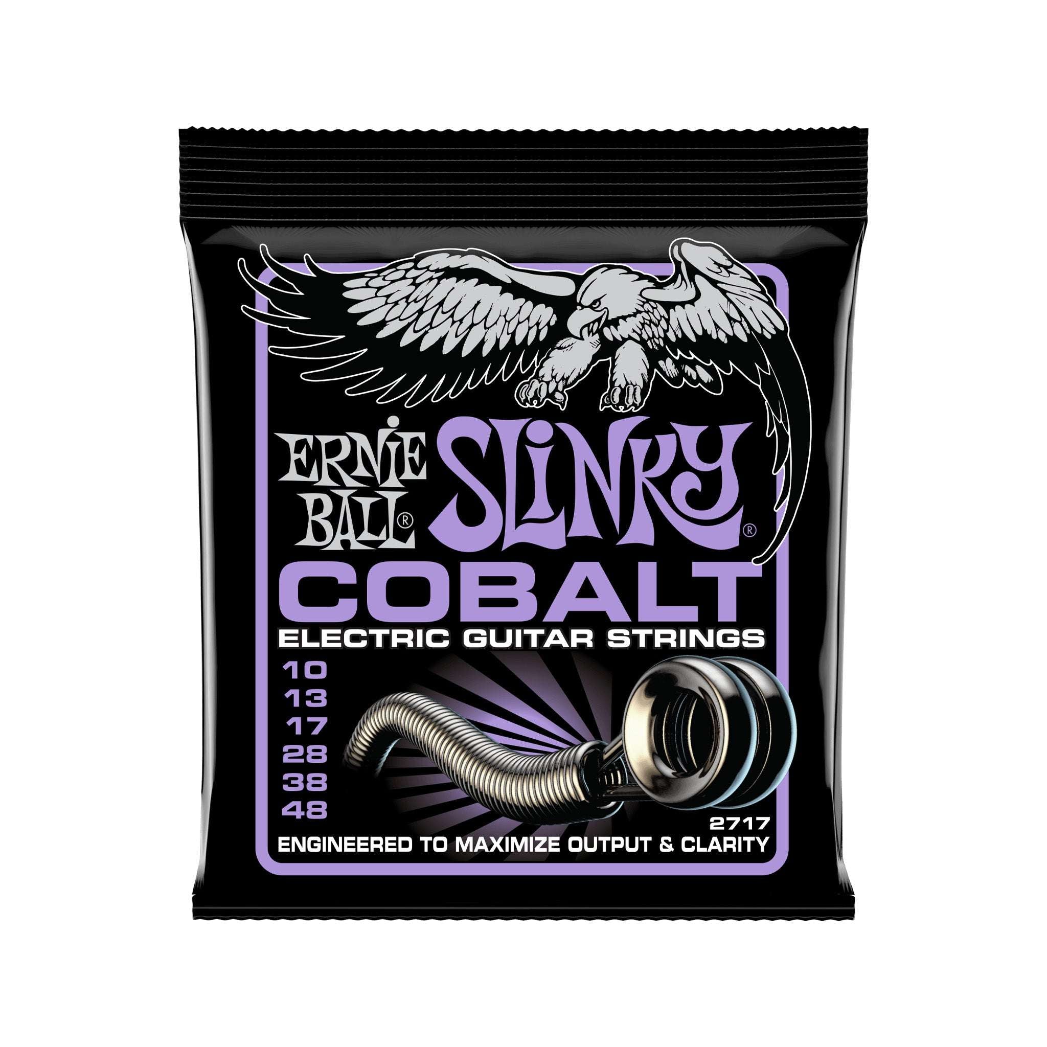 Ernie Ball Ultra Slinky Cobalt Electric Guitar Strings, 10-48 | Zoso Music Sdn Bhd