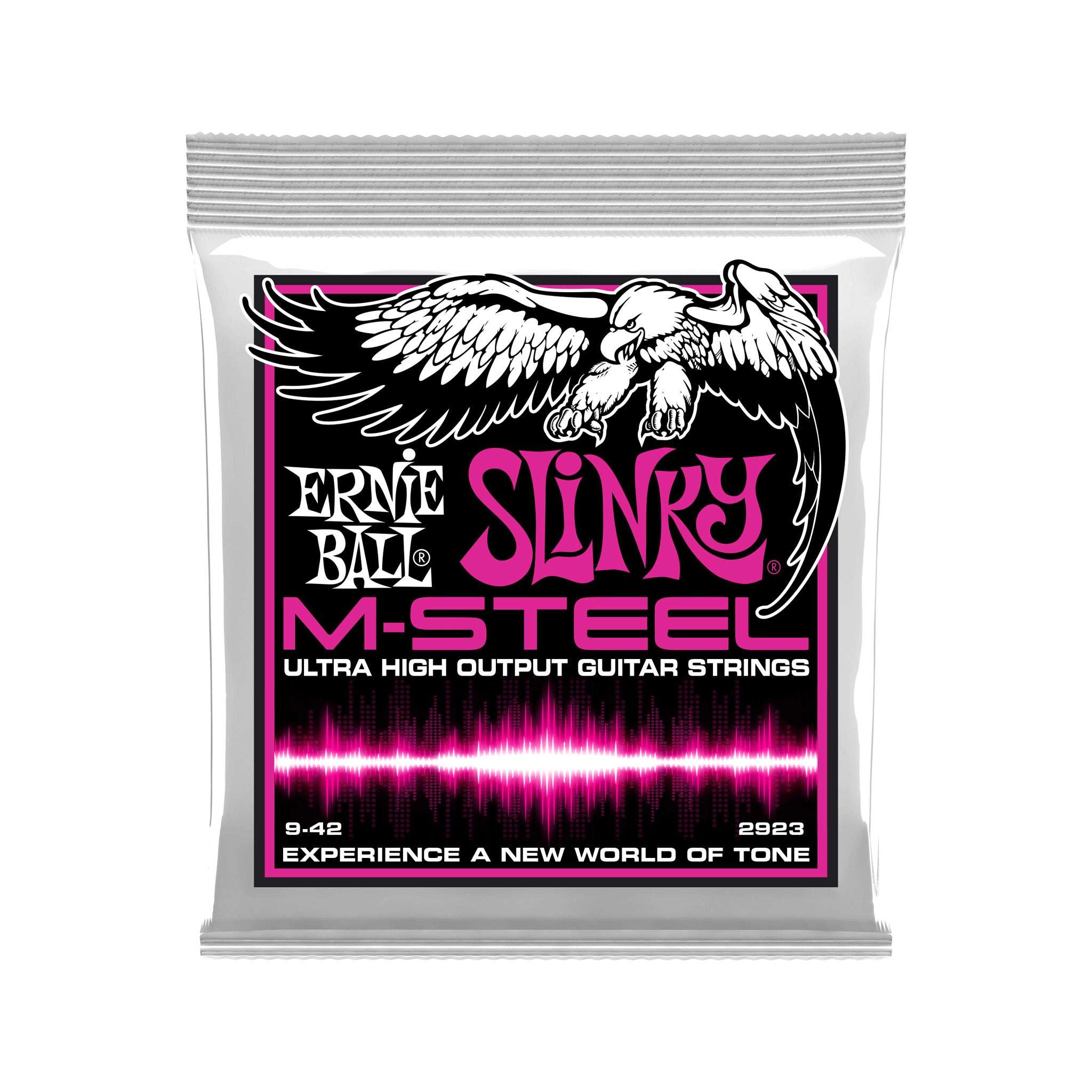 Ernie Ball Super Slinky M-Steel Electric Guitar Strings, 9-42 | Zoso Music Sdn Bhd
