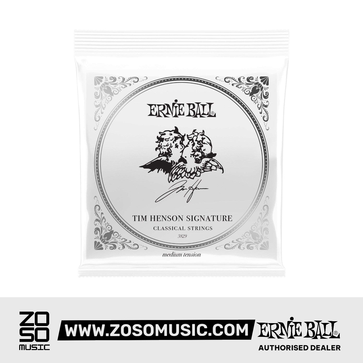 Ernie Ball Tim Henson Signature Classical Guitar Strings, Medium Tension | Zoso Music Sdn Bhd